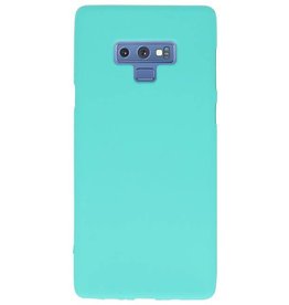 Coque TPU couleur pour Samsung Galaxy Note 9 Turquoise