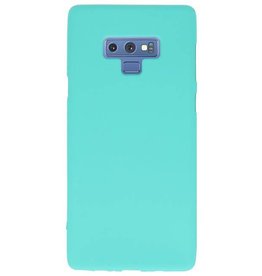 Farve TPU Taske til Samsung Galaxy Note 9 Turkis