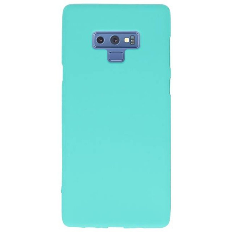 Coque TPU couleur pour Samsung Galaxy Note 9 Turquoise