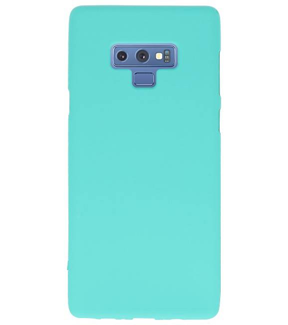 Farve TPU Taske til Samsung Galaxy Note 9 Turkis