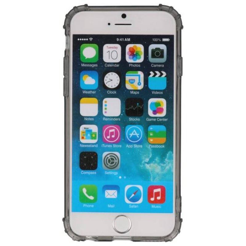Funda de TPU a prueba de golpes para iPhone 6 gris