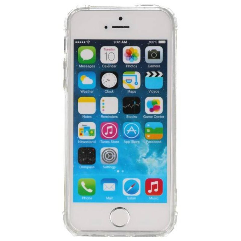 Stødsikker TPU taske til iPhone 5 Gennemsigtig