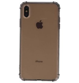 Schokbestendig TPU hoesje voor iPhone XS Max Grijs met verpakking