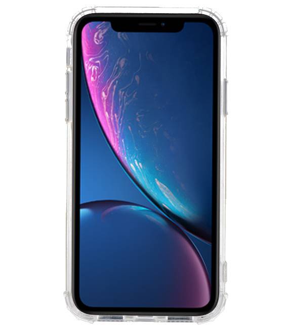 Stoßfestes TPU-Gehäuse für iPhone XR Transparent