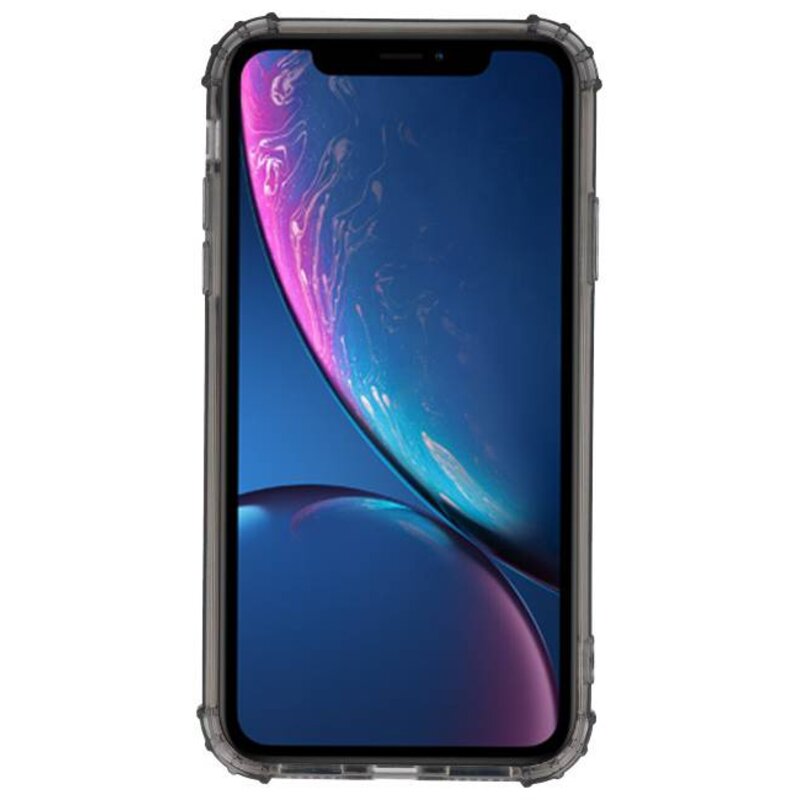 Funda TPU a prueba de golpes para iPhone XR Gris