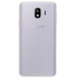 Carcasa de TPU transparente resistente a los golpes para Galaxy J4