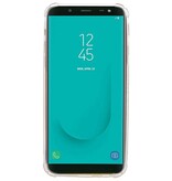 Carcasa de TPU transparente resistente a los golpes para Galaxy J6