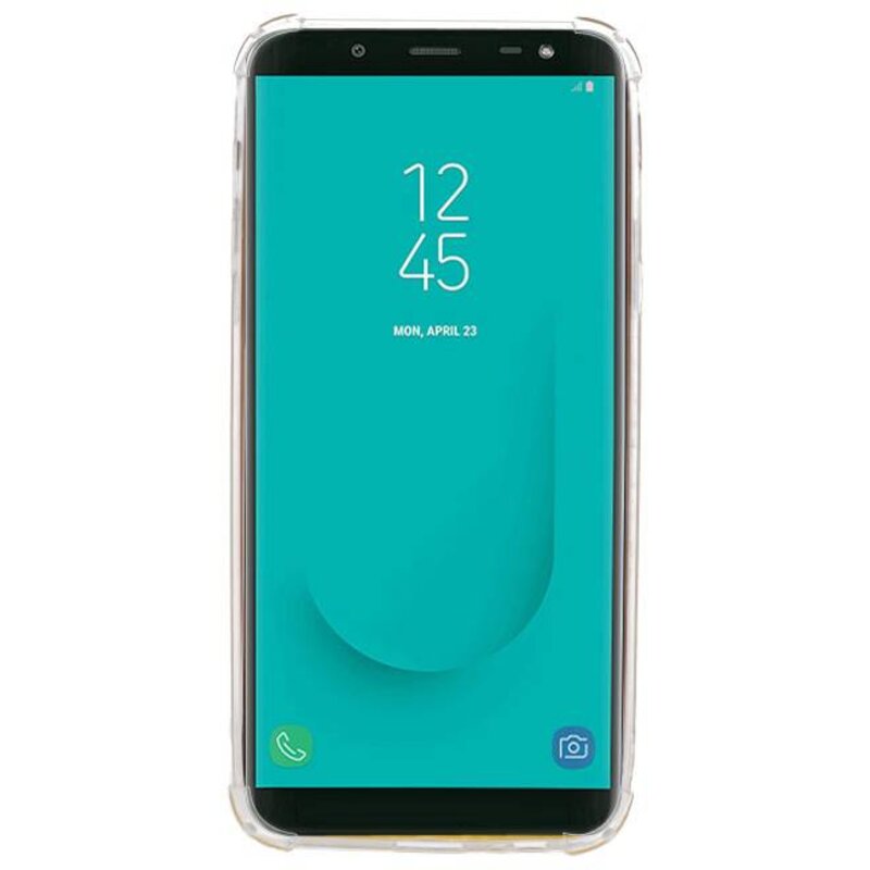 Carcasa de TPU transparente resistente a los golpes para Galaxy J6
