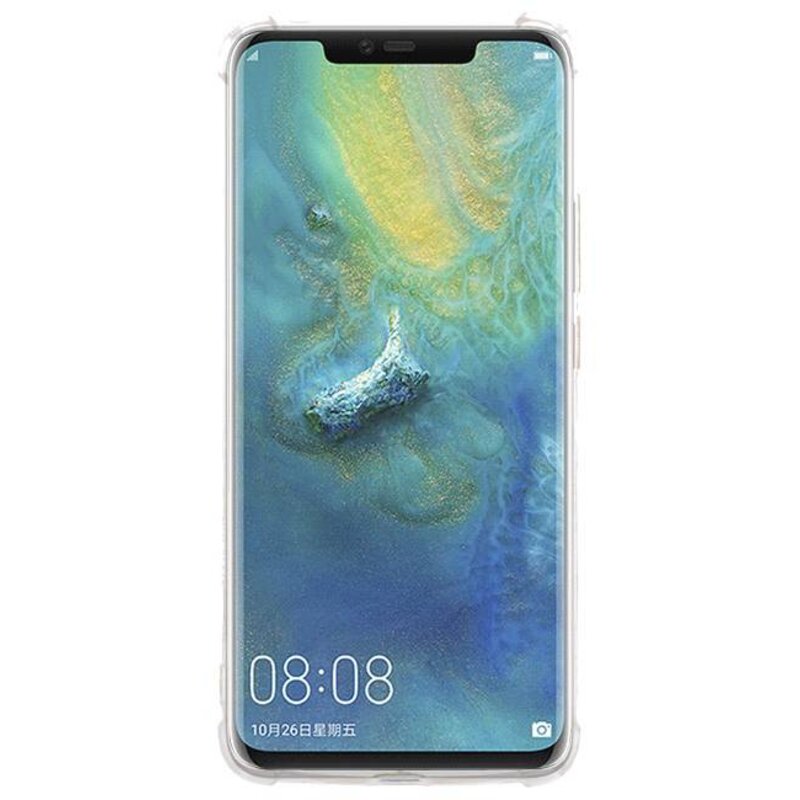 Stødsikker transparent TPU-taske til Mate 20 Pro
