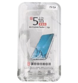 Custodia antiurto in TPU per Galaxy S9 Trasparente