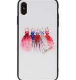 Print Hardcase voor iPhone XS Max Dress