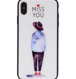 Print Hardcase for iPhone XS Max Miss You