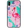 Coque rigide d'impression pour iPhone XS Max Lucky Me Flamingo