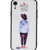 Print Hardcase for iPhone XR Miss You