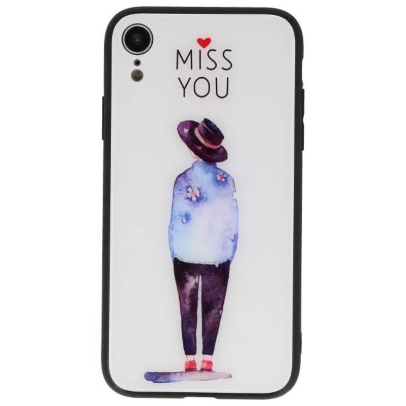 Print Hardcase til iPhone XR savner dig