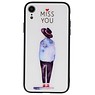 Print Hardcase voor iPhone XR Miss You