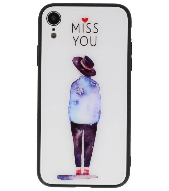 Print Hardcase for iPhone XR Miss You