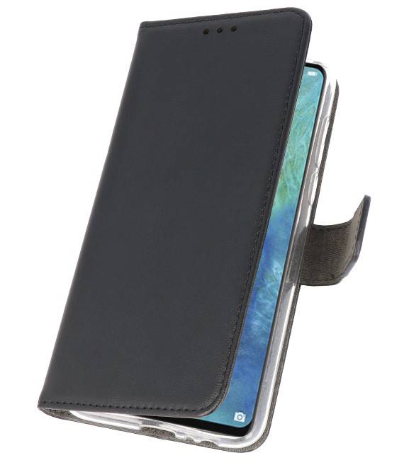 Wallet Cases Hoesje voor Huawei Mate 20 X Zwart