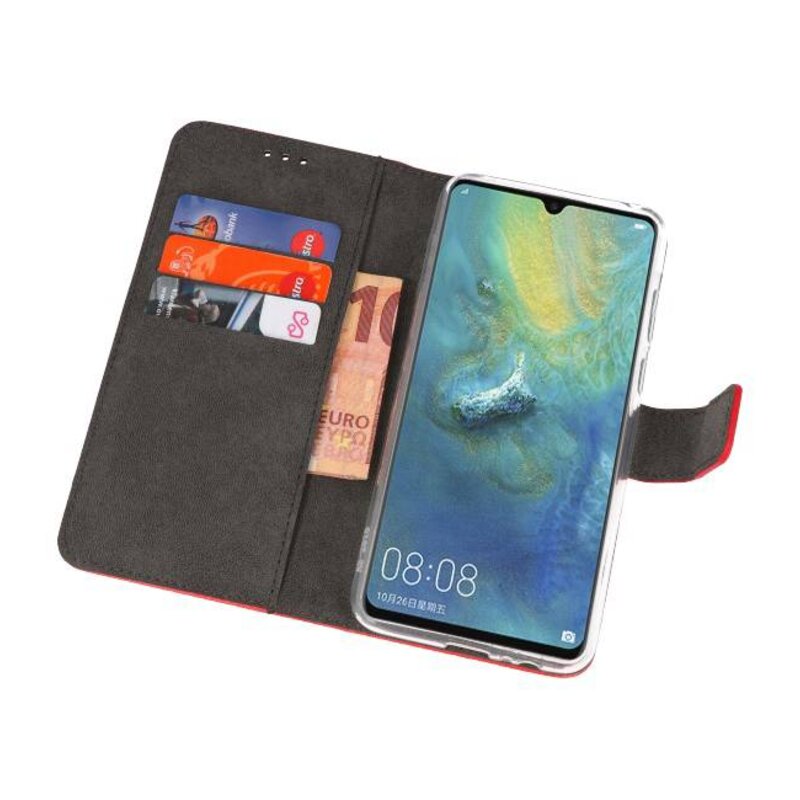 Custodia a Portafoglio per Huawei Mate 20 X Rosso