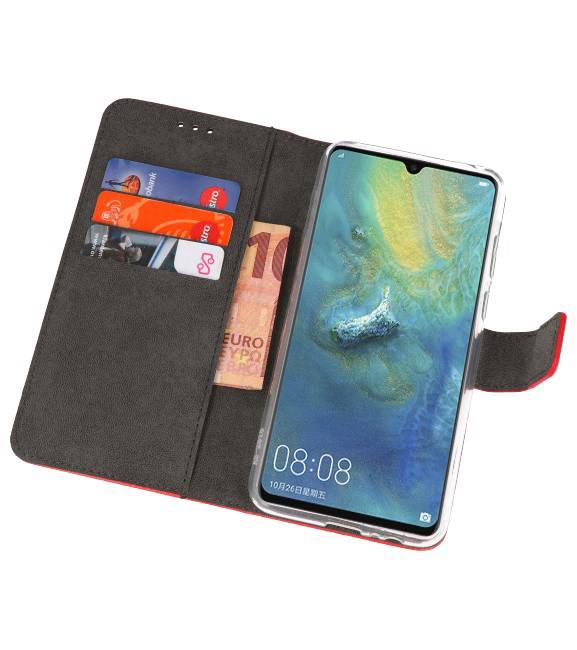 Wallet Cases Hülle für Huawei Mate 20 X Red