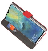 Wallet Cases Hoesje voor Huawei Mate 20 X Rood