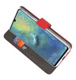 Wallet Cases Hoesje voor Huawei Mate 20 X Rood