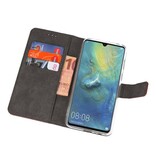 Casos Funda Cartera para Huawei Mate 20 X Marrón