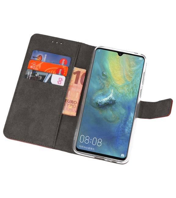 Wallet Cases Hülle für Huawei Mate 20 X Brown