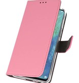 Wallet Cases Hoesje voor Huawei Mate 20 X Roze