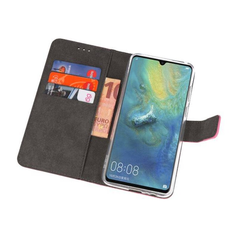 Funda Cartera para Huawei Mate 20 X Rosa