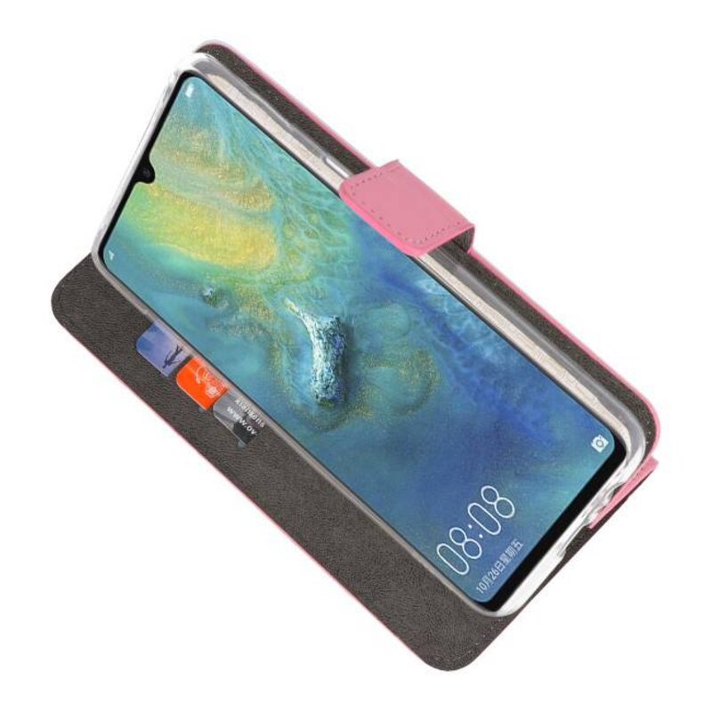 Funda Cartera para Huawei Mate 20 X Rosa