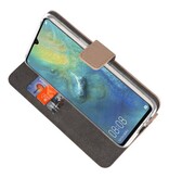 Wallet Cases Hoesje voor Huawei Mate 20 X Goud