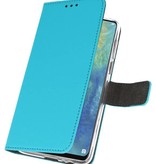 Wallet Cases Hoesje voor Huawei Mate 20 X Blauw