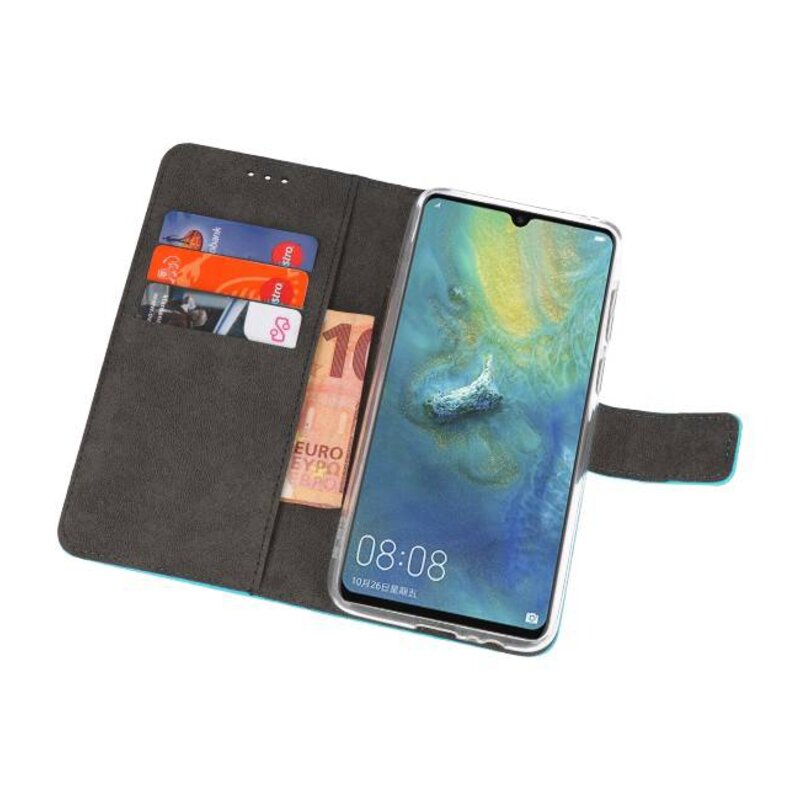 Etuis portefeuille pour Huawei Mate 20 X Blue