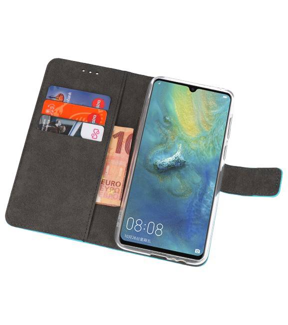 Wallet Cases Case for Huawei Mate 20 X Blue