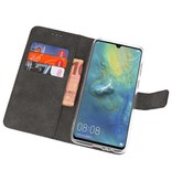 Brieftasche Tasche für Huawei Mate 20 X Navy