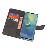 Wallet Cases Hoesje voor Huawei Mate 20 X Navy