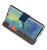 Wallet Cases Hoesje voor Huawei Mate 20 X Navy