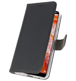 Wallet Cases Case für Nokia 3.1 Plus Schwarz