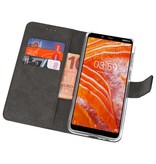 Etuis portefeuille Etui pour Nokia 3.1 Plus Noir