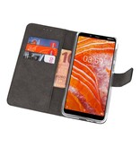 Custodia a Portafoglio per Nokia 3.1 Plus Nero