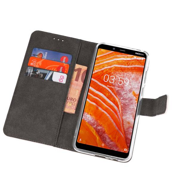 Wallet Cases Case for Nokia 3.1 Plus White