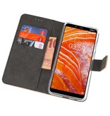 Brieftasche Taschen für Nokia 3.1 Plus Gold