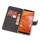 Etuis portefeuille Etui pour Nokia 3.1 Plus Gold
