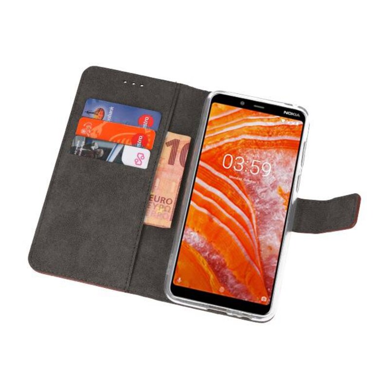 Wallet Cases Case for Nokia 3.1 Plus Brown