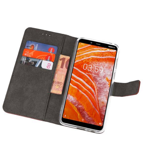 Wallet Cases Case für Nokia 3.1 Plus Braun