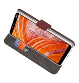 Wallet Cases Case for Nokia 3.1 Plus Brown