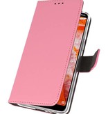 Etuis portefeuille Etui pour Nokia 3.1 Plus Rose