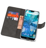 Etuis portefeuille Case pour Nokia 7.1 Black