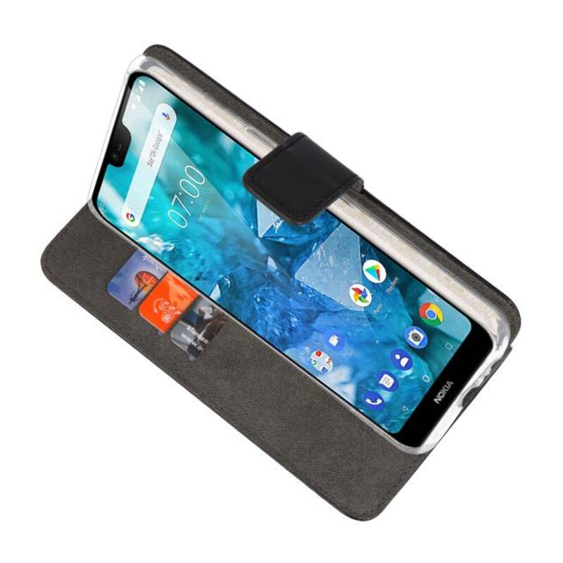 Wallet Cases Case for Nokia 7.1 Black